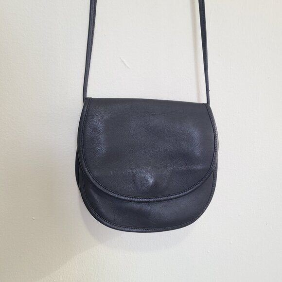 Coach Vintage Wako crossbody bag black leather - Picture 1 of 12